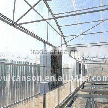 Extruded Color Corrugated Plastic Polycarbonate Roofing Sheet (Valuview Opal ROMA) photo-5