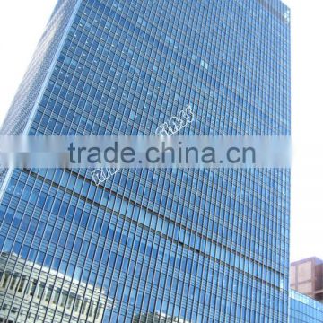 3-6mm Reflective Glass Coated Glass Curtain Wall