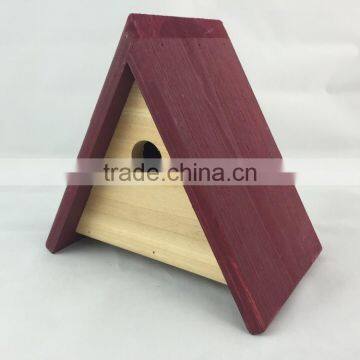 Traditional Wooden Nesting Box Small Wild Animal Bird Nest Cage For Wholesale photo-5