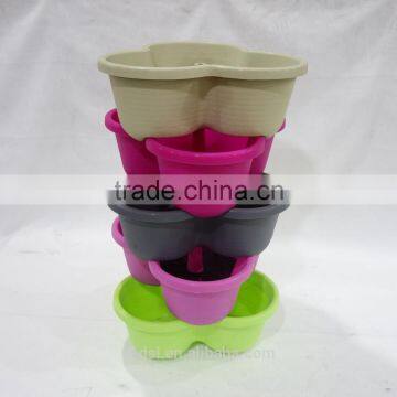 Hot Sale Self-watering Stackable Plastic Garden Planters and Pots photo-6