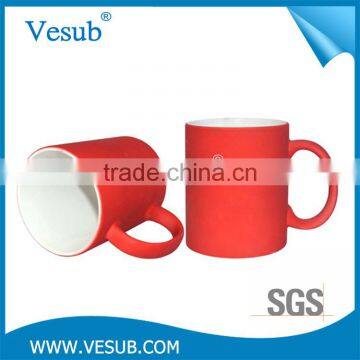 China Supplier High Quality Hot Sell Ceramic Custom Color Changing Mug