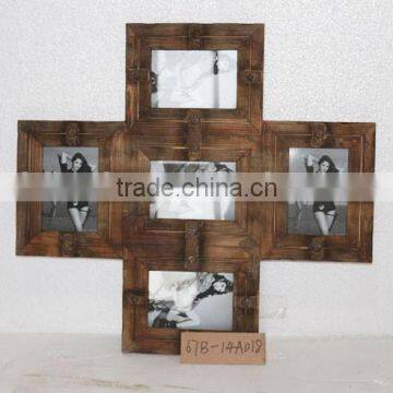 Vintage Wooden Picture Frame Wooden Photo Frame Antique Photo Holder