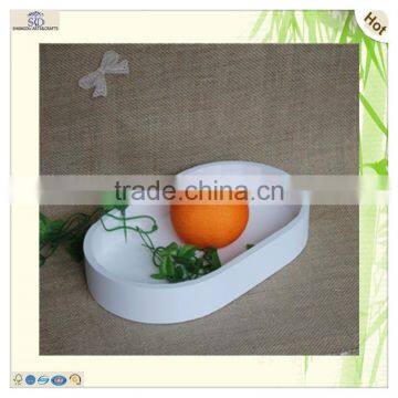 White Painted Mdf Wooden Soap Tray Dish photo-2
