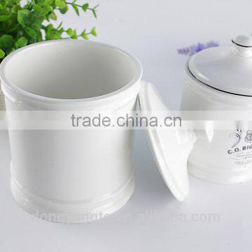2017 New Arrival Custom Design & Logo Ceramic Storage Sugar Pot photo-3