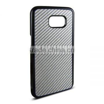 Silver Twil Carbon Fiber Case ,shiny Carbon Fiber Phone Case for Samsung s7 Edge photo-2