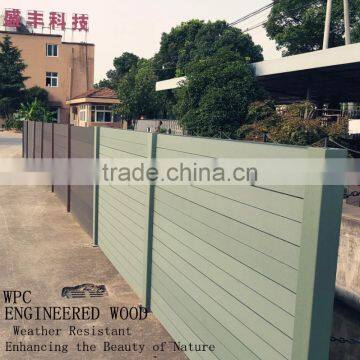 weather resistant wpc fence for outdoor decorative garden fencing in Europe Style,180*180cm fence panels,better than pvc fence