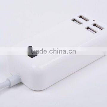 4 Usb Charger Desktop Socket 5V 30w USB CHARGER With AC Cablle Usa Cable uk Cable eu Cable Aus Cable photo-4