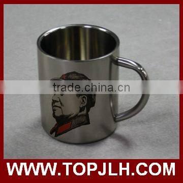 Metal material coffee cup 11oz stainless steel mug