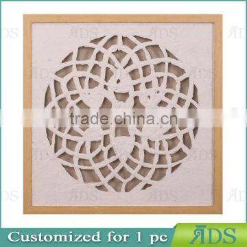 Framed Handmade Paper Pulp Shadow Box for Wall Art photo-2
