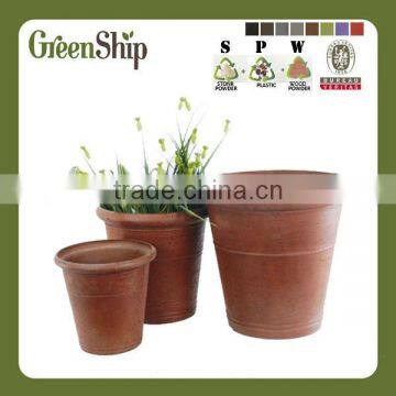 Decorative Garden Wholesale Clay Pots from Greenship/ 20 years lifetime/ lightweight/ UV protection/ eco-friendly