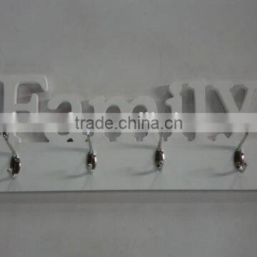 With Hooks Wood Wall Mounted Shelving photo-5