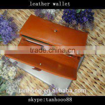 Emboss Logo Genuine Leather Ladies Wallets and Purses photo-5