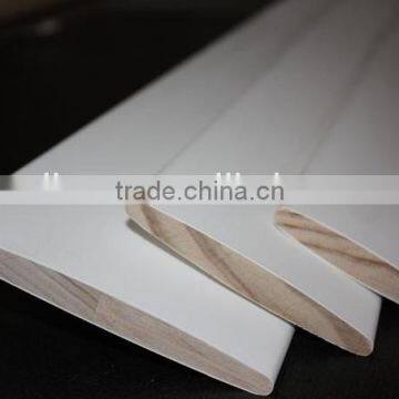 exterior window moulding with gesso coat
