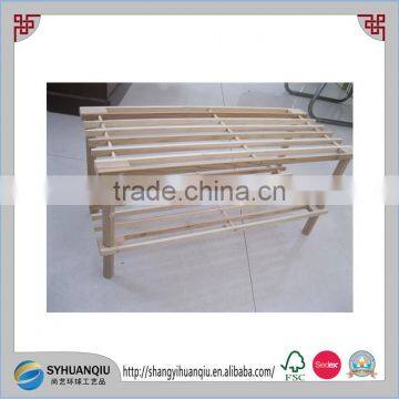 Wood Shoe Shelf Entryway Organizer Rack Shoes Storage Boots Shelves CN photo-3