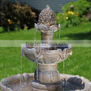 2 Tier Pineapple Outdoor Water Fountain photo-2