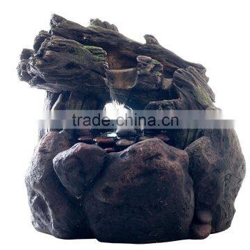 Pure Garden LED Lighted Rockery Fountain With Pump photo-2