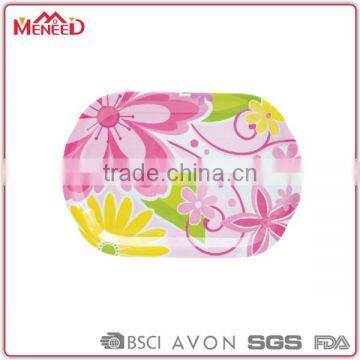 Wedding festival use tableware printing non-slip insulted meat tray turkish serving tray