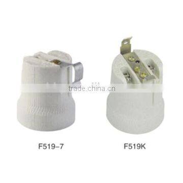 E27 Edison Screw Shell Ceramic Cap Lampholder Socket Lamp Holder With Bracket photo-2