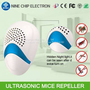 Mini plug in ultrasonic pest repeller mice control