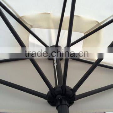 Hot Sale Steel Frame Garden Half Square Sun Umbrella CK1423 photo-5