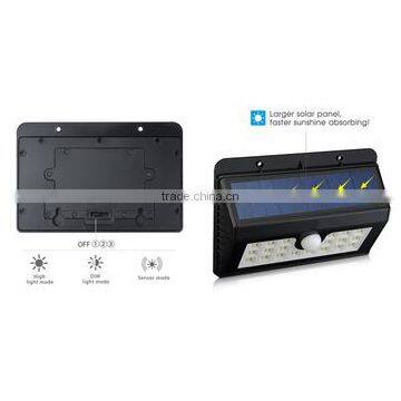 Solar Motion Sensor Waterproof Outdoor Led Light Garden photo-3