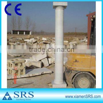 Simple style White marble column for sale