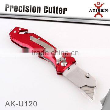 NEW Retractable Folding Utility Knife Box Cutter Blade Safety Side Lock photo-2
