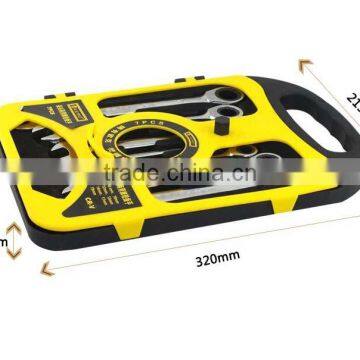 7PCS/set Chrome Vanadium Ratchet Wrench Set, Spanner Set CRV Grear Wrench photo-3