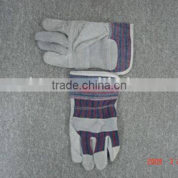 cow split leather glove