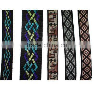 Hot Wholesale Polyester Polypropylene Webbing With Custom Logo/jacquard Webbing, Jacquard Tape/webbing/woven Tape photo-4