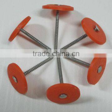 Color EG Plastic Cap Nails / Plastic Cap Roofing Nail