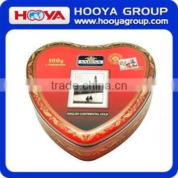 Heart Shaped Tin Box, Customized Tea Storage Box, Tin Box For Cookies photo-2