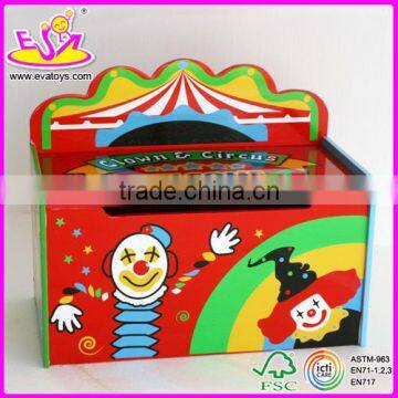2015 New Kids Wooden Toy Box,popular Children Storage Wooden Toy Box and Multifunction Wooden Toy Box With Good Printing W08C030 photo-3