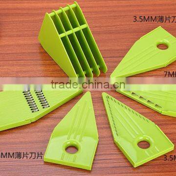 New Plastic Mandolin Food Slicer Vegetable Grater Shredder Cutting photo-4