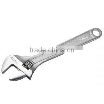 Chromeplating adjustable wrench