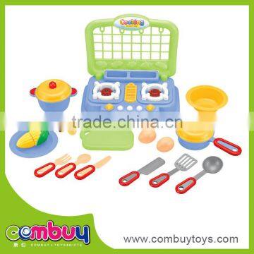 Plastic pretend play children cooking games toys kitchen tool set