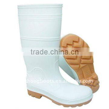 Yellow Steel Toe Steel Midsole Pvc Safety Boots photo-5
