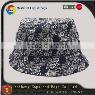 Fashion High Quality Bucket Hat of floral fabric