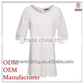 Hot Sale Chinese Manufacturer ladies' pencil neck design cheap winter dresses