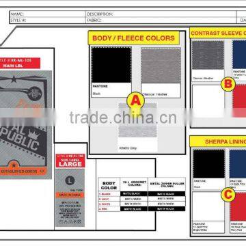 2014 Stock Boys / Mens / Big Mens Polyester Winter Sherpa Lined Fleece Jacket /coat photo-2