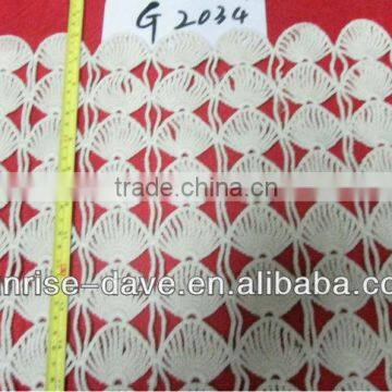 Cotton Crochet Knitted Fabric Pattern Design