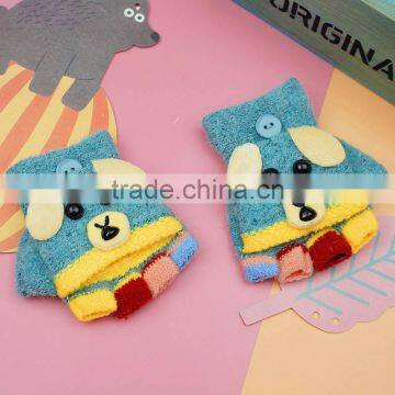 TC13014 Personalized Winter Warm Baby Gloves, Cheap Knitted Animal Pattern Kids Gloves Wholesale photo-5