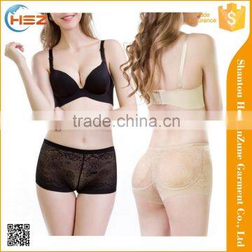 HSZ-200 Newest Hot Push Up Design Women Padded Panties Nylon Underwear for Lady Wholesale photo-3