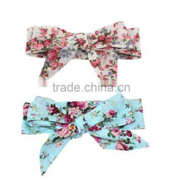 Sweet Baby Girls Headband 2016 Newborn Kids Elastic Cotton Hair Band Bows Hair Accessories photo-5