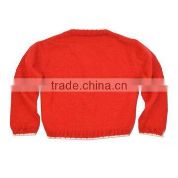 Sweater Knit Fabric Models Sweater for Girls Cardigan Sweater photo-2