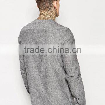 2016 New Design Collarless Shirt for Man photo-2