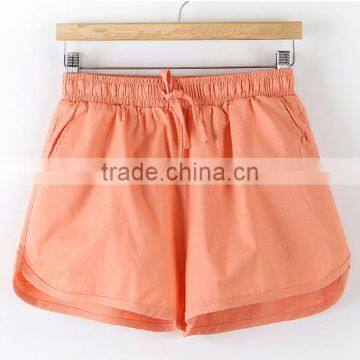 2016 OEM Wholesale Custom Linen/cotton Blank Sweat Shorts photo-5