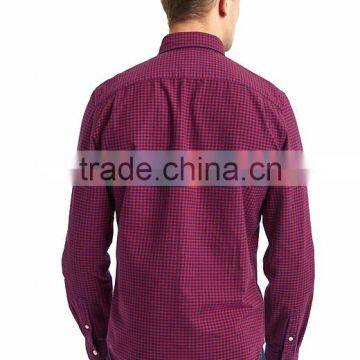Custom Autumn Mens Dress Plaids Flannel 100% Cotton Shirts Wholesale photo-4