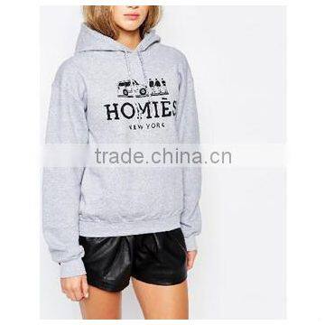2015 Fashion Design Women Cheap Fleece Hoodie photo-4