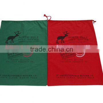 Wholesale Monogrammed Canvas Santa Sack With Drawstring photo-5